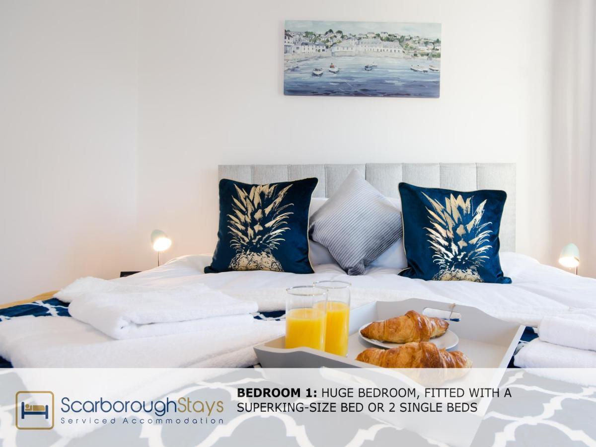 Hibernia Place, 3 Bedroom Townhouse With Patio & Seating Area - Free Parking Scarborough Kültér fotó